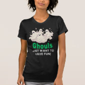 Spooky Dance Party: Ghouls nur Woll Spaß haben! T-Shirt (Vorderseite)