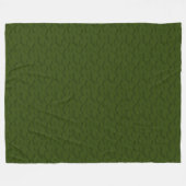 SPOOKY DARK GREEN HALLOWEEN BATS FLEECEDECKE (Vorderseite (Horizontal))