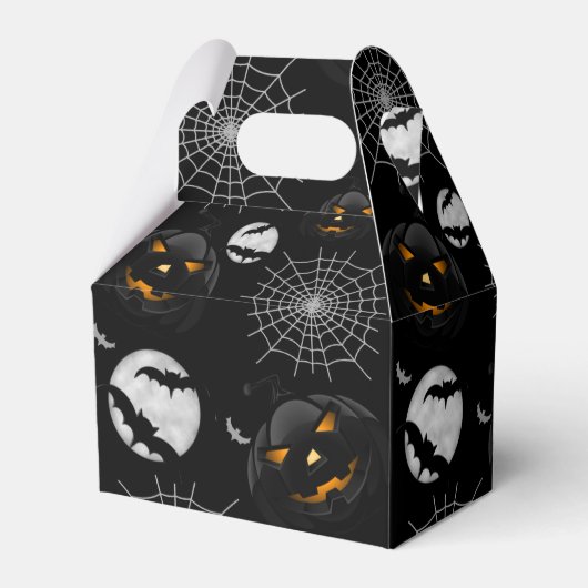 Spooky Dark Halloween Pattern Geschenkschachtel (Vorderseite)