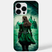 SPOOKY DARK IRISH FANTASY MÄDCHEN IN WOODS Case-Mate iPhone HÜLLE (Rückseite)