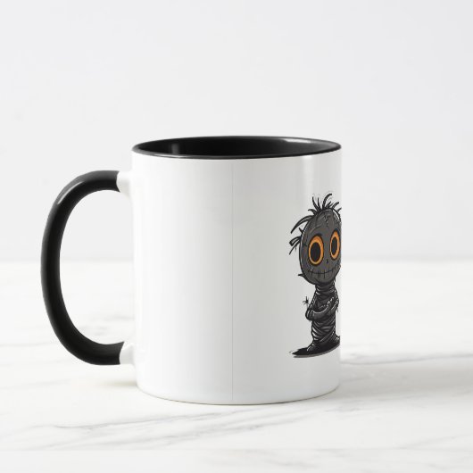 Spooky Dark Mummy Tasse (Links)
