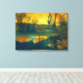 Spooky Dark Swamp Wall Art Leinwanddruck (Insitu (Holzboden))