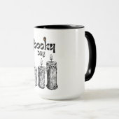 Spooky Day Happy Halloween Tasse (VorderseiteRechts)