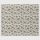 Spooky Day of the Dead Sugar Skulls Muster Geschenkpapier (Flach)