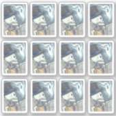 SPOOKY DEAD MAN SKELETON RAUCHEN GHOST IM FRIEDHOF AUFKLEBER (Vorderseite)