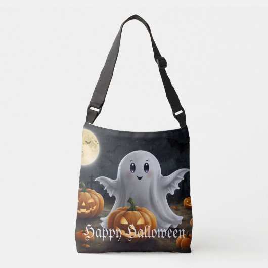 Spooky Delight: Ghoful Halloween Fun Tasche (Vorderseite)
