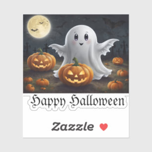 Spooky Delight: Hoher Halloween Spaß Aufkleber