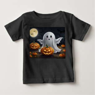 Spooky Delight: Hoher Halloween Spaß Baby T-shirt