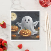 Spooky Delight: Hoher Halloween Spaß Serviette (Beispiel)