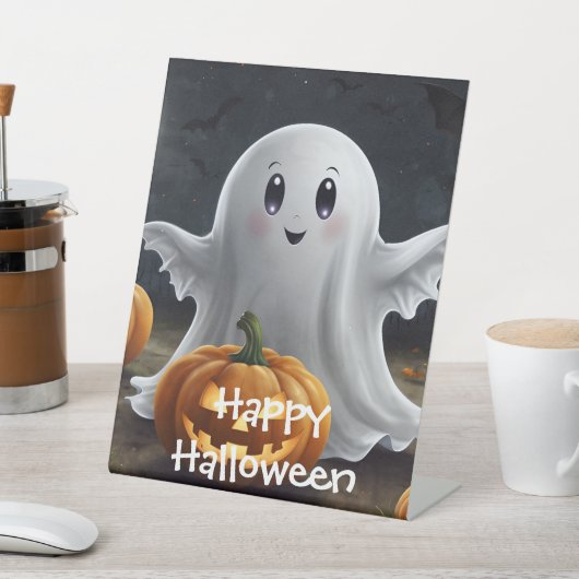 Spooky Delight: Hoher Halloween Spaß Sockelschild (In SItu)