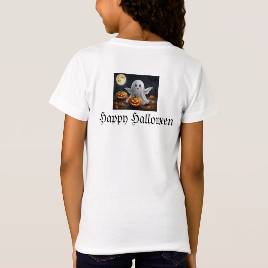 Spooky Delight: Hoher Halloween Spaß T-Shirt (Rückseite)