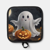 Spooky Delight: Hoher Halloween Spaß Topflappen (Vorderseite)