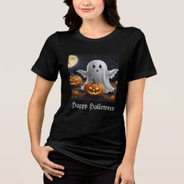 Spooky Delight: Hoher Halloween Spaß Tri-Blend Shirt