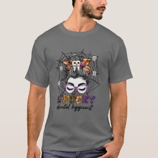 Spooky Dental Hygienist Halloween Zahnassistent T-Shirt