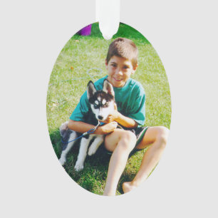Spooky der Husky-Welpe Ornament