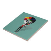Spooky Dia de Los Muertos Girl Fliese (Seite)