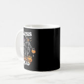 Spooky Dialysis Squad Nurse Skeleton Tanzdialekt Kaffeetasse (Vorderseite Links)