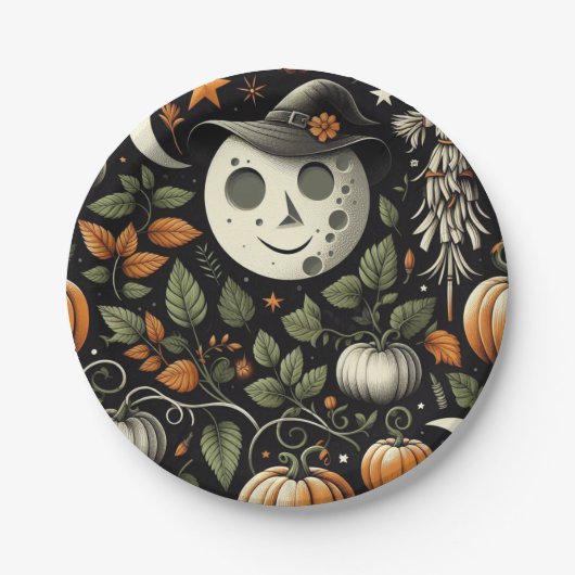 Spooky-Dinge Pappteller (Vorderseite)