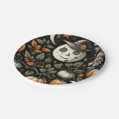 Spooky-Dinge Pappteller (Schrägansicht)