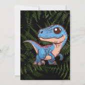 SPOOKY DINOSAUR JAHRESKARTE EINLADUNG (Rückseite)