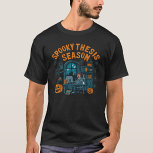 Spooky Dissertation Saison, Meister und PhD Hallow T-Shirt