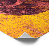 Spooky Distressed Skull Art Poster 12" x 12" (Ecke)