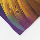 Spooky Doberman Hund Halloween Hexe und Pumpkin Fleecedecke (Ecke)