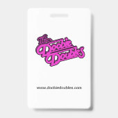 Spooky Doobie Doubles Halloween Name Tag Ausweis (Back)