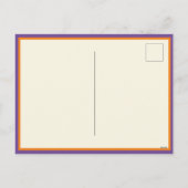 Spooky Doodle Delight Halloween Feiertagspostkarte (Rückseite)