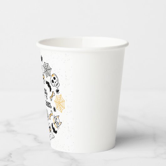 Spooky Doodle Halloween Paper Cups Pappbecher (Links)