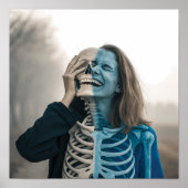 Spooky Double Exposure Art Poster (Vorne)