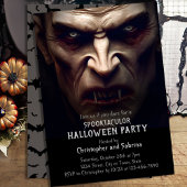 Spooky Dracula Halloween-Party Einladung