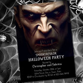 Spooky Dracula Halloween-Party Einladung
