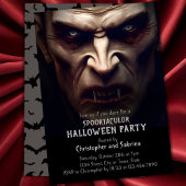 Spooky Dracula Halloween-Party Einladung