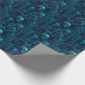 Spooky Dungeon Skeleton D&D Untot Geschenkpapier (Ecke)