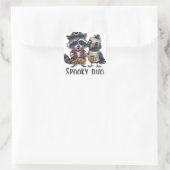 Spooky Duo Quadratischer Aufkleber (Tasche)