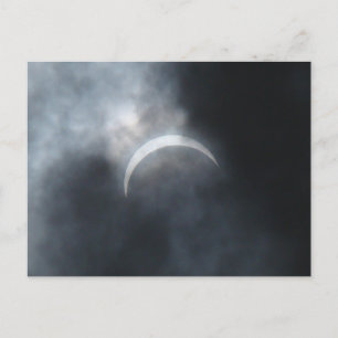 Spooky Eclipse Storm Clouds 2017 Ankündigungspostkarte