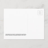 Spooky Eclipse Storm Clouds 2017 Ankündigungspostkarte (Rückseite)