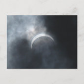 Spooky Eclipse Storm Clouds 2017 Ankündigungspostkarte (Vorderseite)