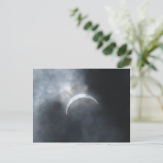 Spooky Eclipse Storm Clouds 2017 Ankündigungspostkarte (Stehend Vorderseite)
