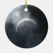 Spooky Eclipse Storm Clouds 2017 Keramikornament (Hinten)