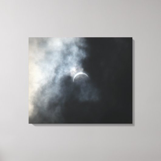 Spooky Eclipse Storm Clouds 2017 Leinwanddruck (Vorderseite)