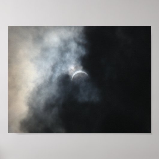Spooky Eclipse Storm Clouds 2017 Poster (Vorne)