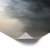 Spooky Eclipse Storm Clouds 2017 Poster (Ecke)