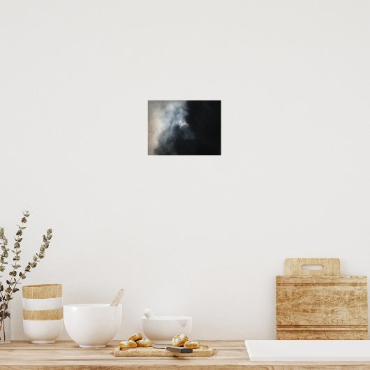 Spooky Eclipse Storm Clouds 2017 Poster (Küche)