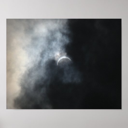 Spooky Eclipse Storm Clouds 2017 Poster (Vorne)