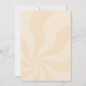 Spooky ein niedlicher Geist Pink Mädchen ersten Ge Einladung (Rückseite)