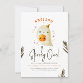 Spooky ein Niedliches Halloween-Geschlecht neutral Einladung (Vorderseite)