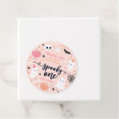 Spooky Ein Niedliches Halloween Ghost 1. Geburtsta Geschenkanhänger (Beispiel)