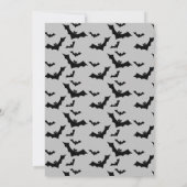 Spooky eine Halloween-Geburtstagsparty Einladung (Rückseite)